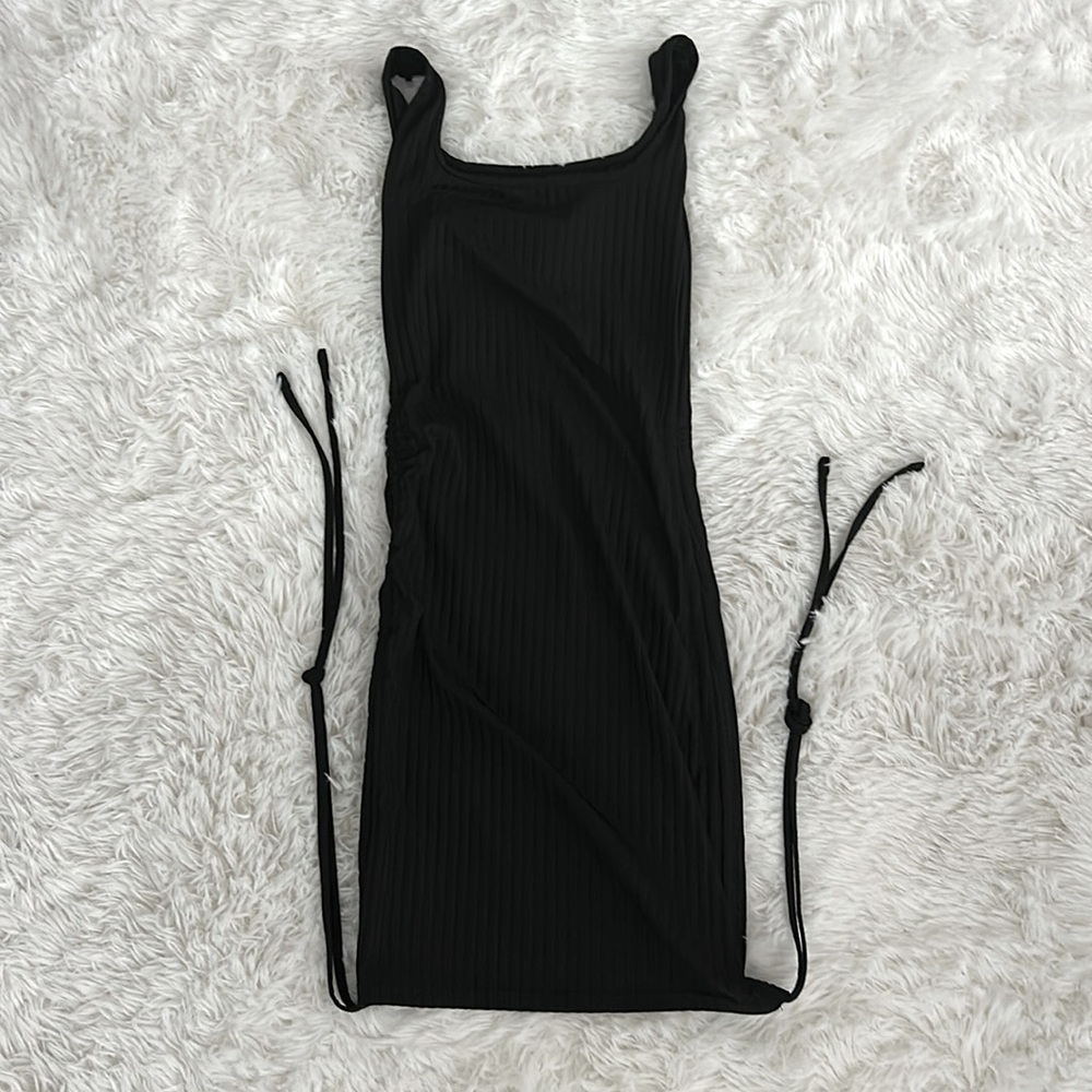 Black Bodycon Mini Dress - Picture 3 of 3